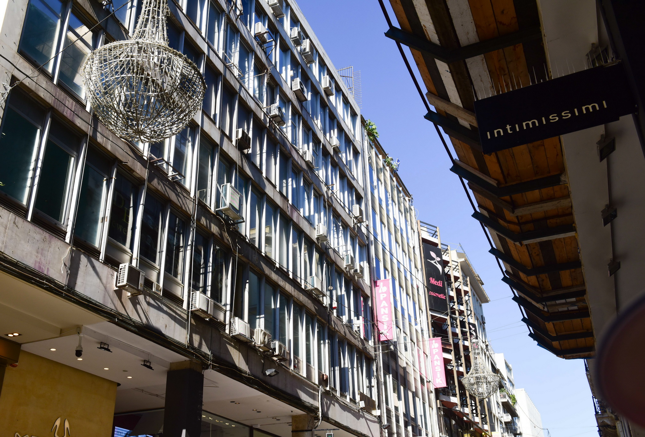 Buildings down town athens