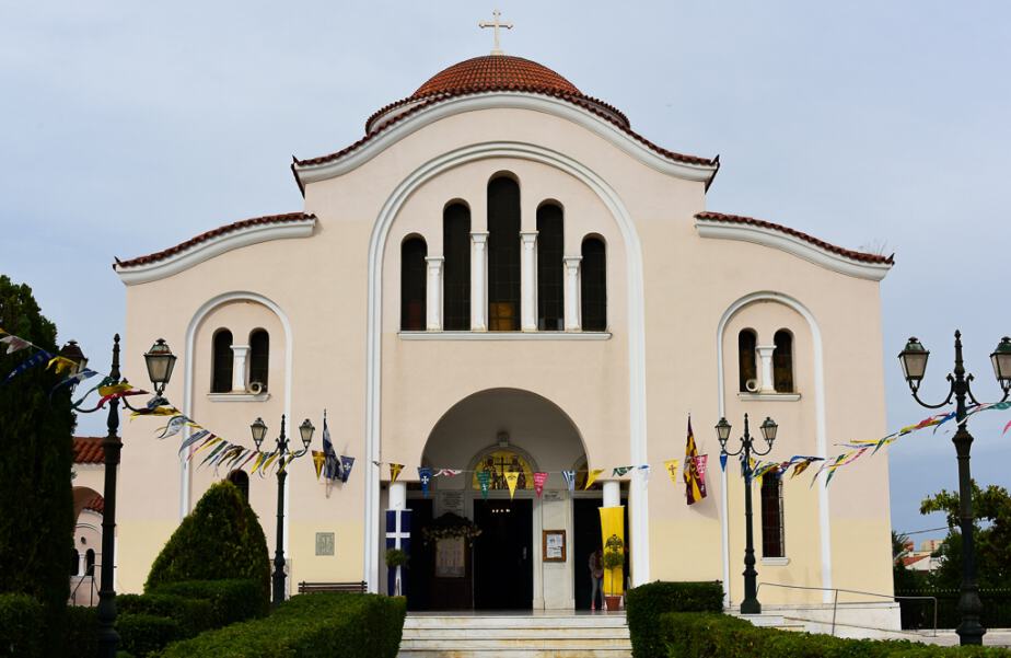 Ag Constantinos church in Nea makri Greece